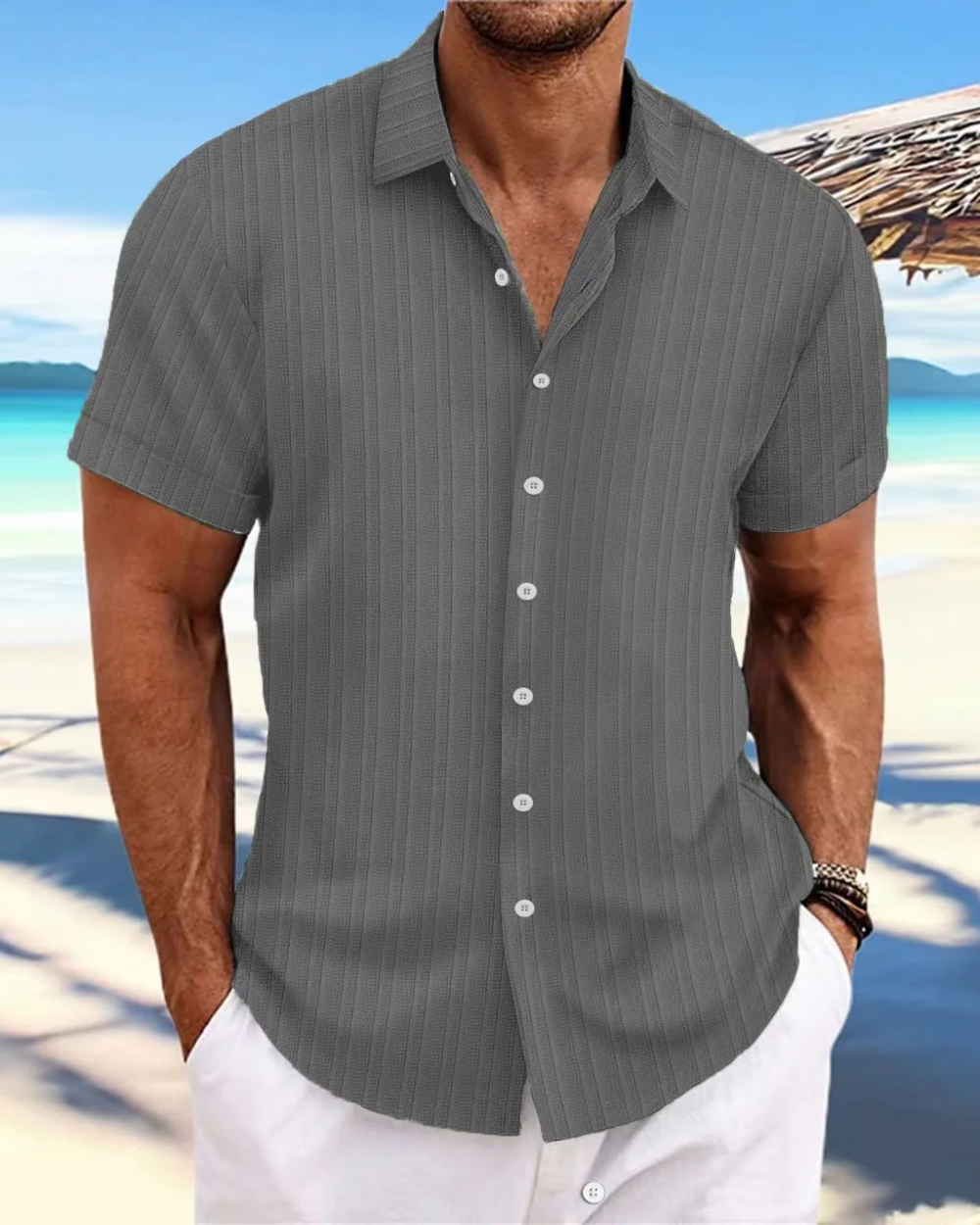 Casual Short Sleeved Shirt