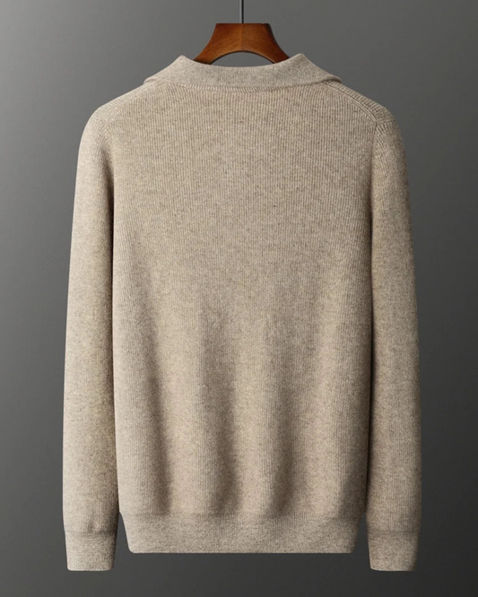 Portofino Cashmere Half Zip Sweater