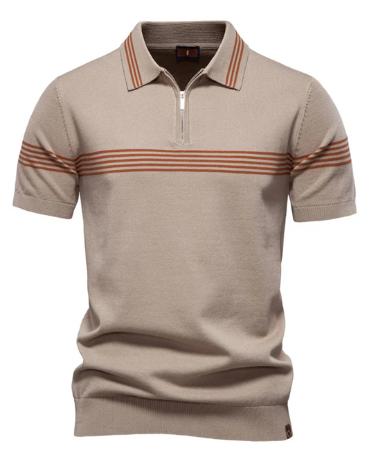 Polo Shirt with Stripes