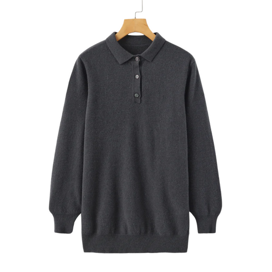 100% Cashmere Polo Shirt