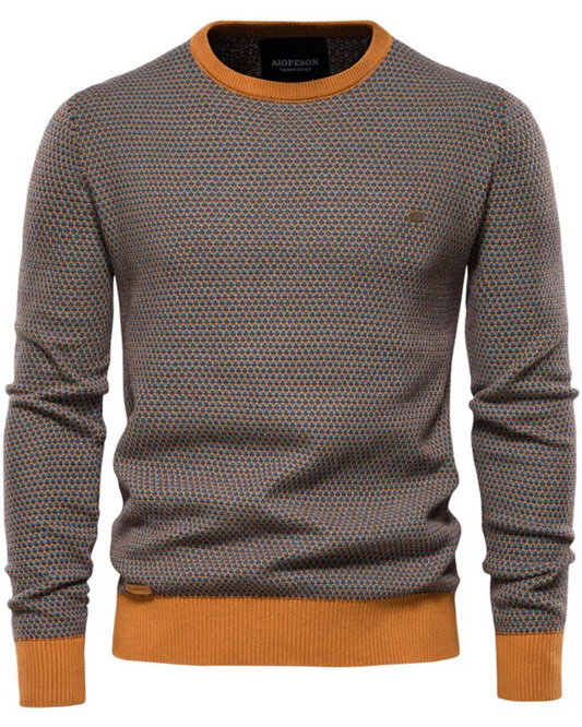 Men's Chequered Sweater