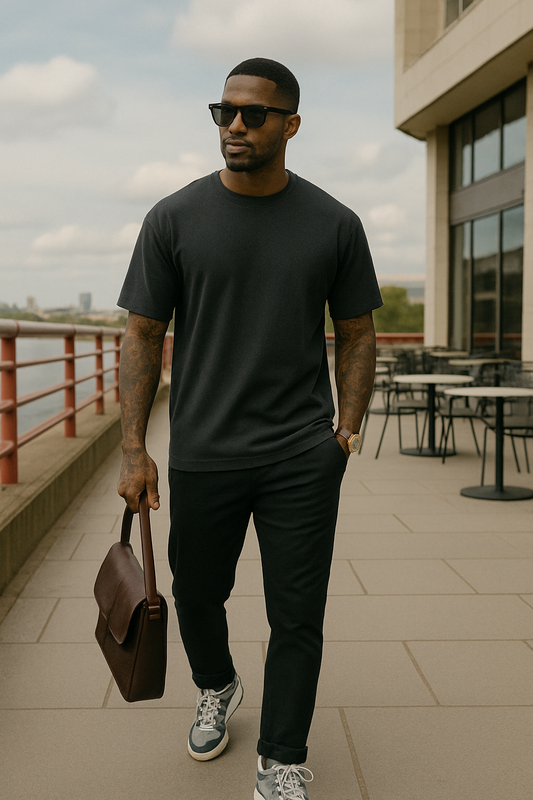 Casual Cotton Oversized Tee Set - 3-Pack