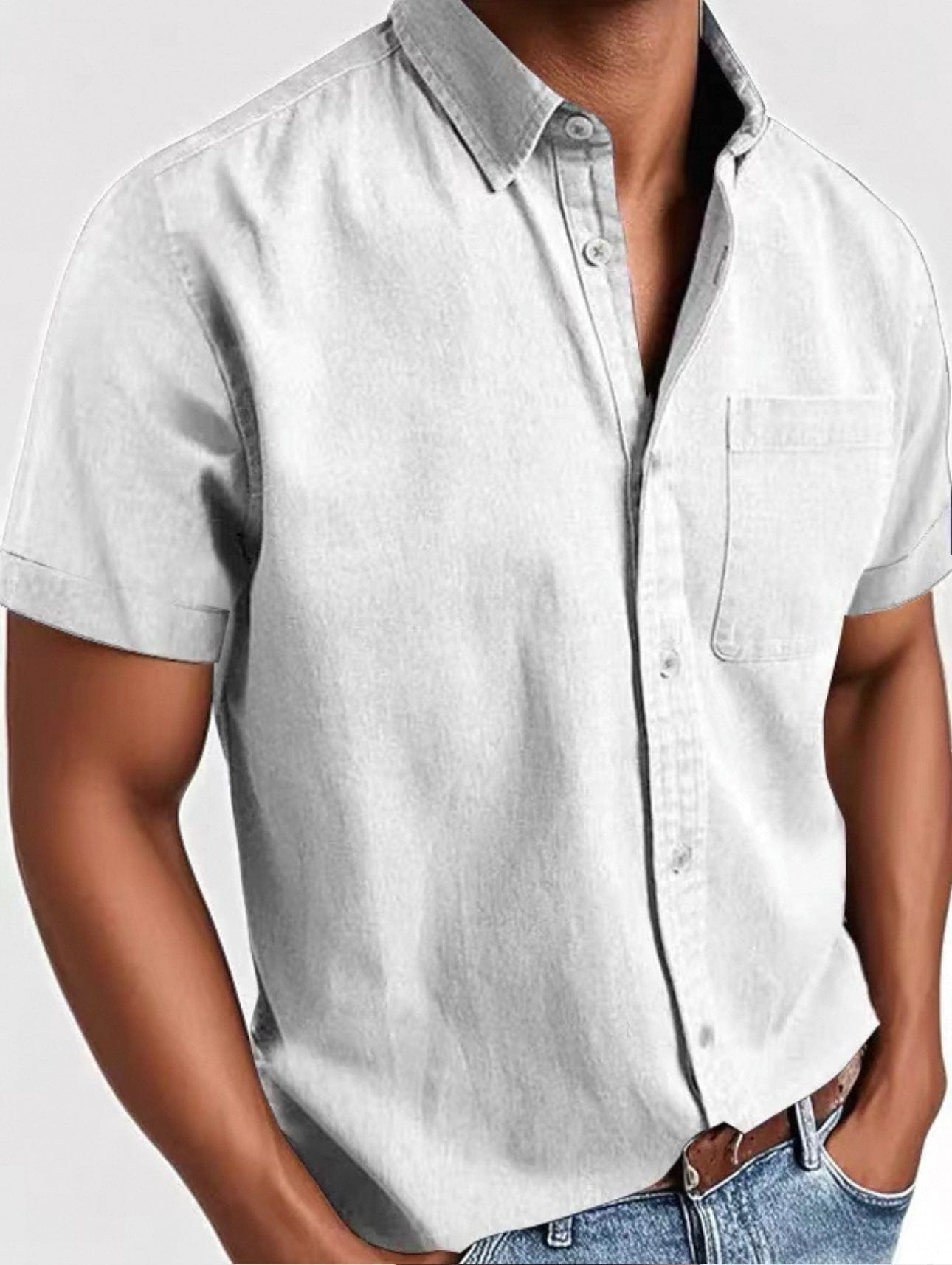 Elegant Short Sleeved Shirt