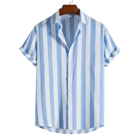 Striped Short Sleeved Summer Shirt