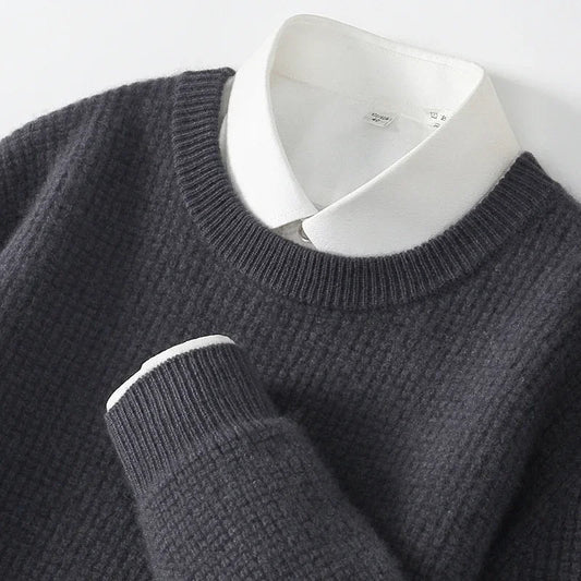 Elegant Cashmere Knitted Sweater