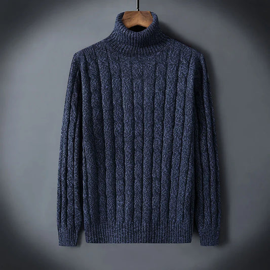 Chic Wool Turtleneck Sweater