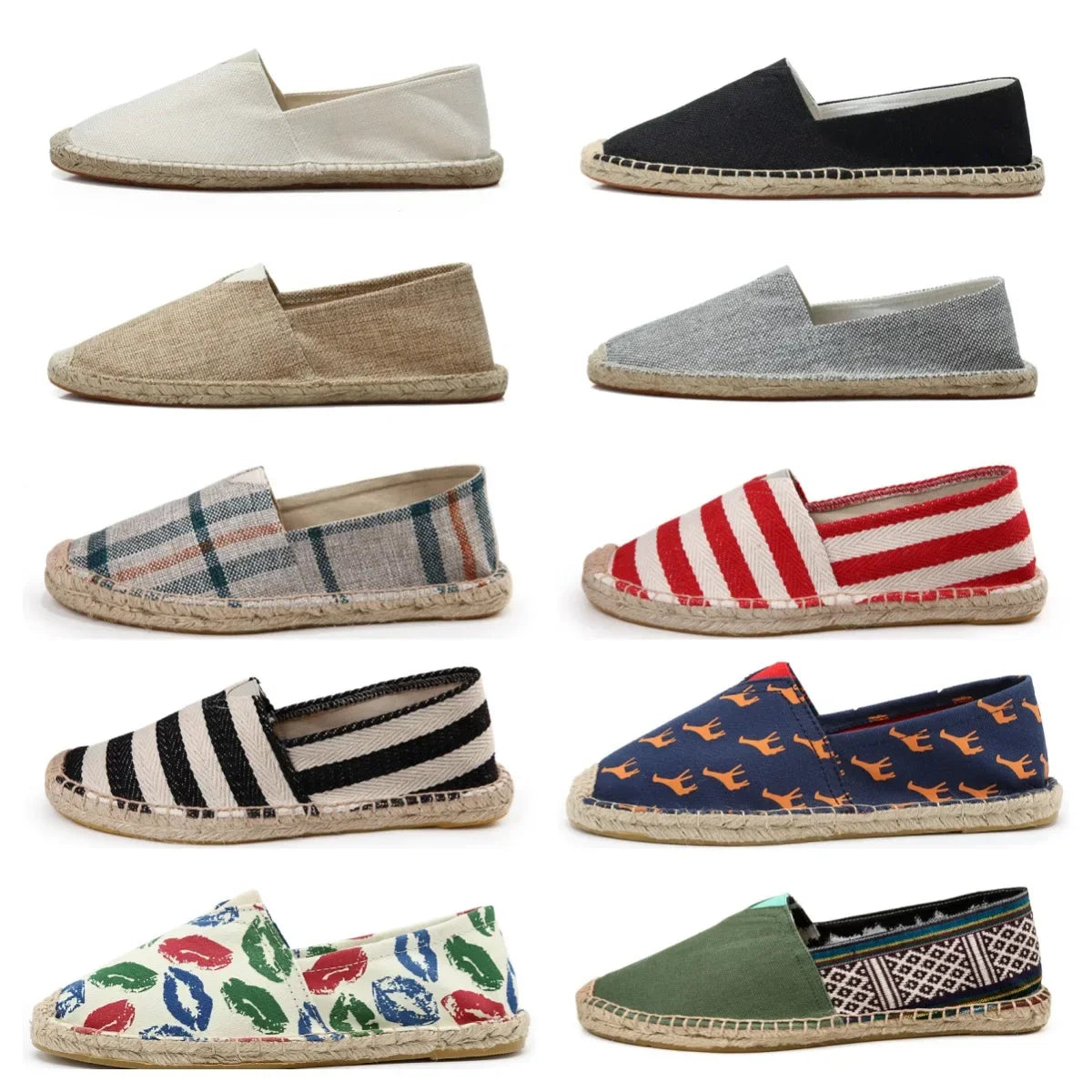 Elegant Canvas Espadrilles
