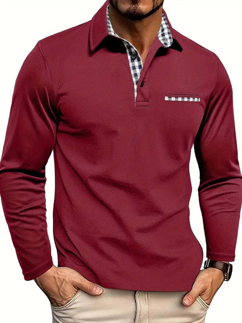 Polo Shirt with Long Sleeves