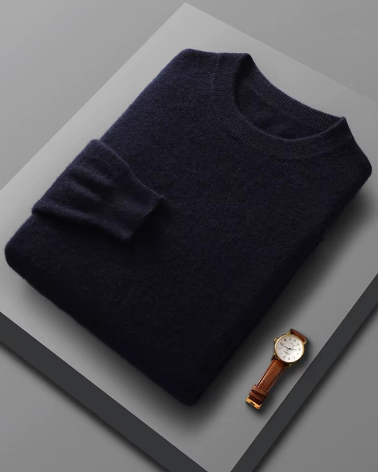 Merino Wool Rundhals-Pullover