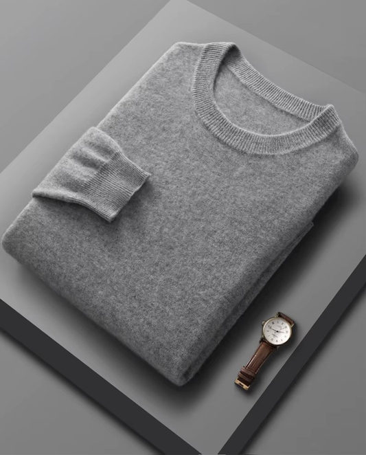 Merino Wool Rundhals-Pullover