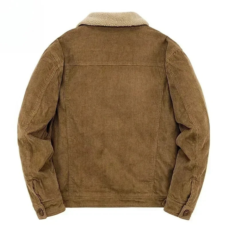 Corduroy Jacket With Cashmere Lining
