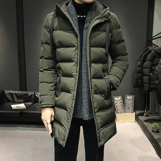 Long Men's Winter Jacket