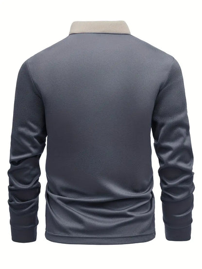 Lightweight Polo Sweater
