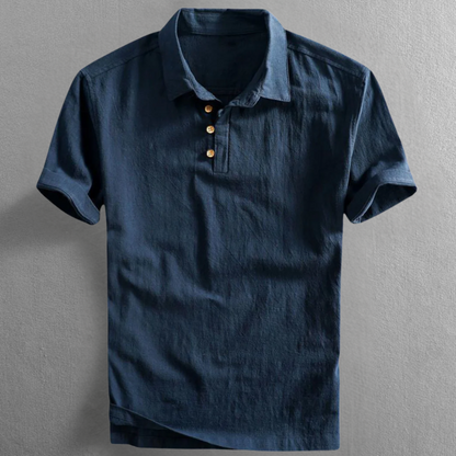 San Julian Linen Polo Shirt