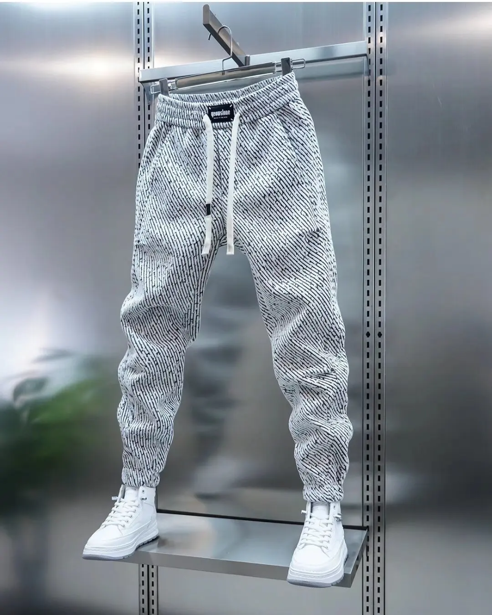 Casual Pants with Pattern