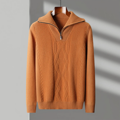 Taranto Merino Wool Zip Sweater