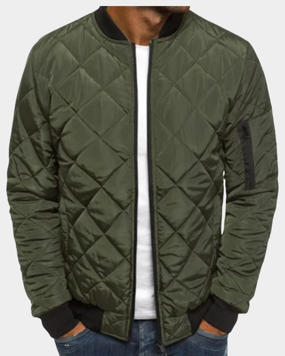 Andrew | Quilted Bomber Jacket