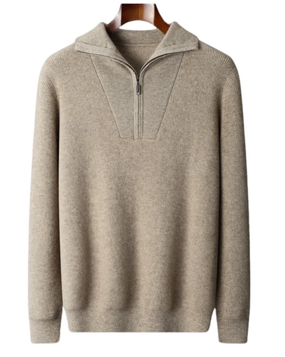 Portofino Cashmere Half Zip Sweater