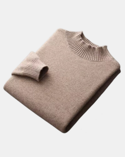 Mercurius Half Turtleneck Jumper In Wool