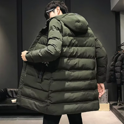 Long Men's Winter Jacket