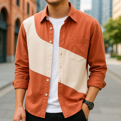 Cotton Bicolor Shirt