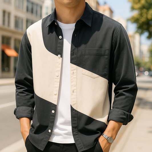 Cotton Bicolor Shirt