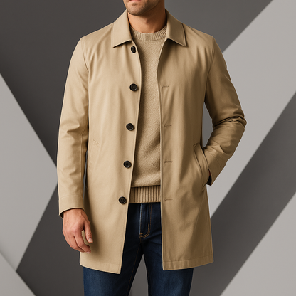 Elegant Men's Trench Coat