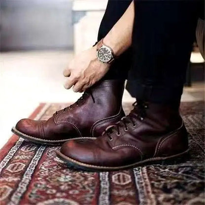 Silas Leather Boots