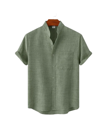 Venetië Short Sleeved Linen Shirt