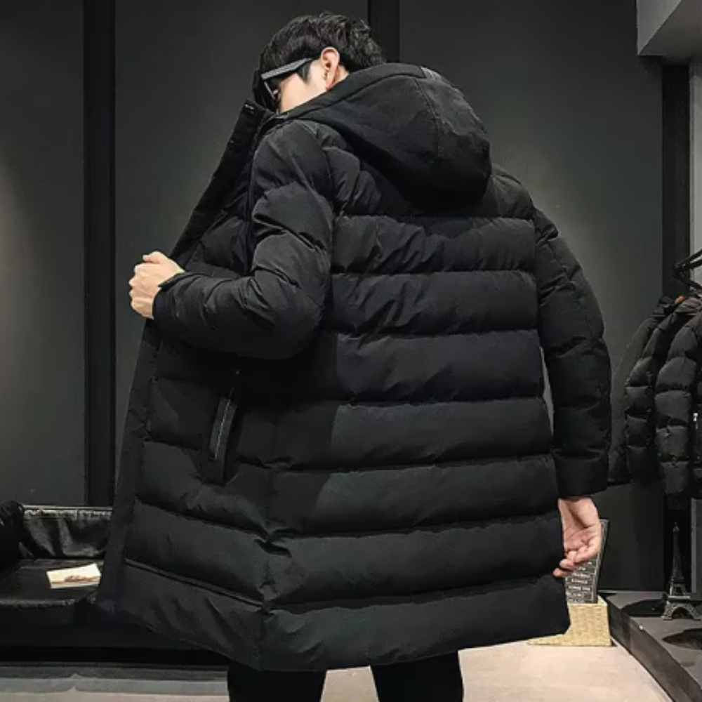 Long Men's Winter Jacket