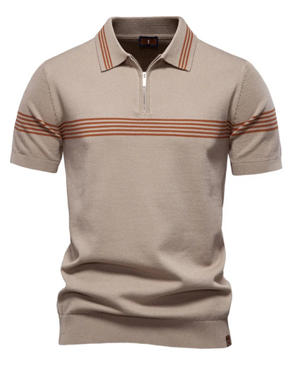 Polo Shirt with Stripes