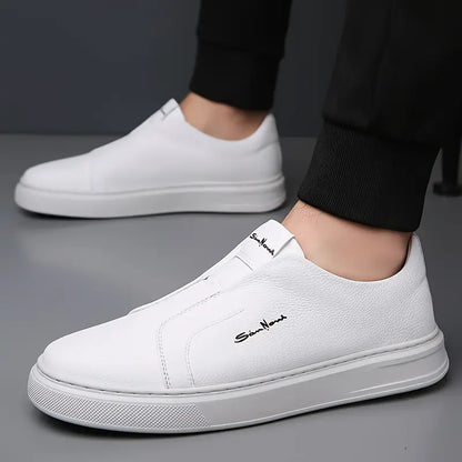 Leather Slip-On Shoes