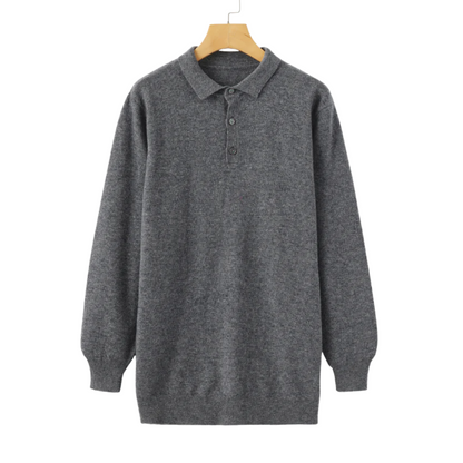 100% Cashmere Polo Shirt
