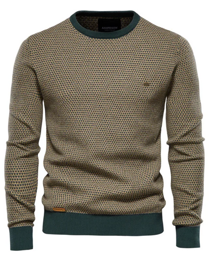 Men's Chequered Sweater