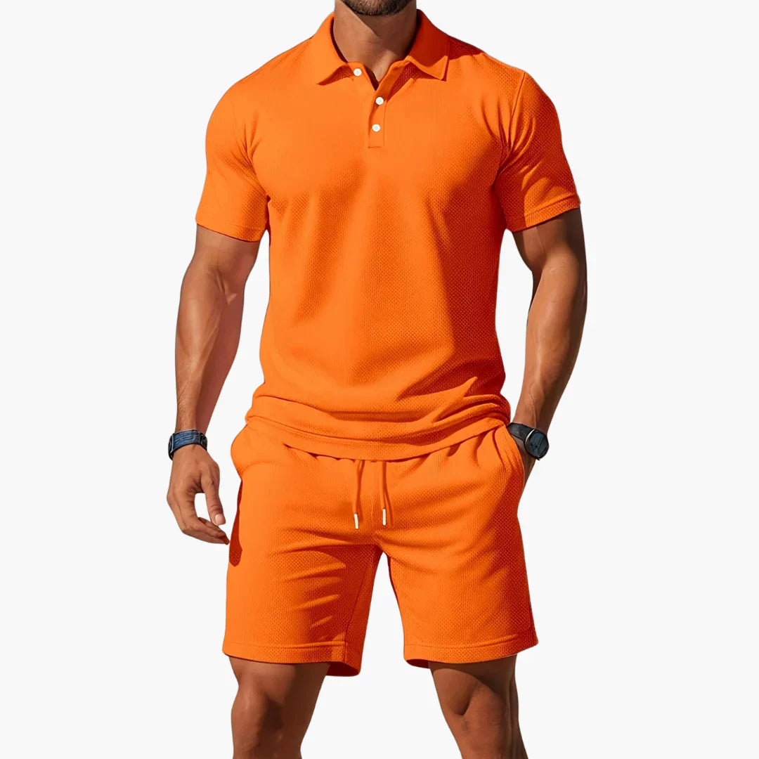 Summer Polo Shirt Set