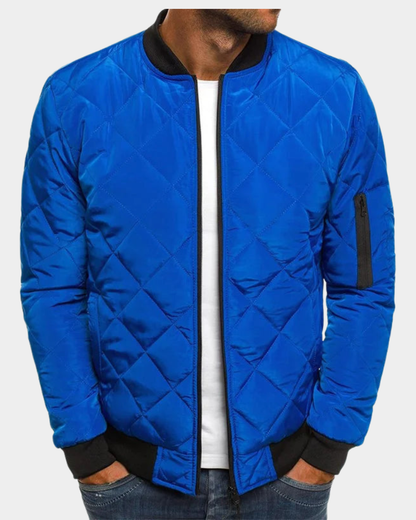 Andrew | Quilted Bomber Jacket