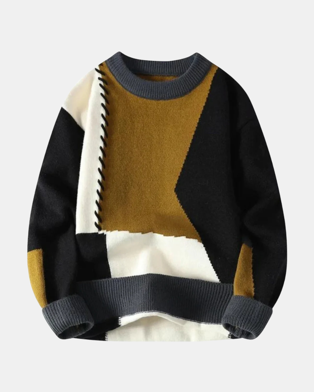 Amadeo Patchwork Pullover