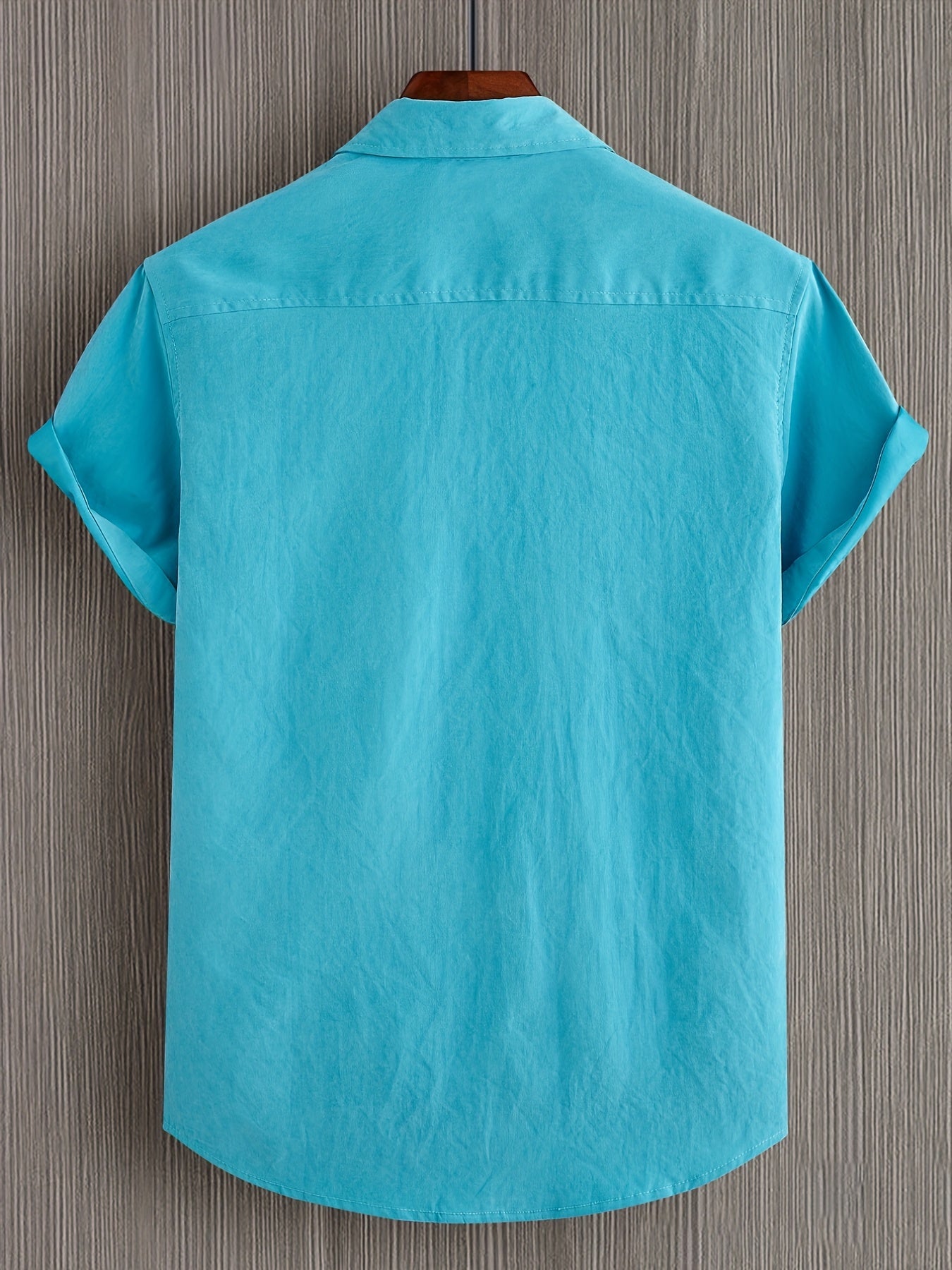 Casual Short Sleeved Cotton Shirt