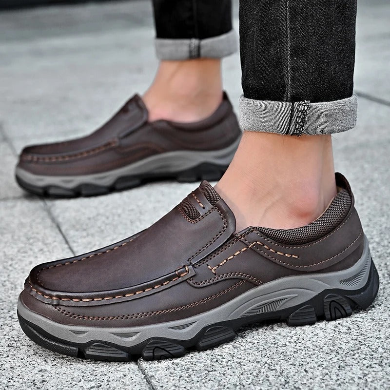 Elegant Leather Slip-On Shoes