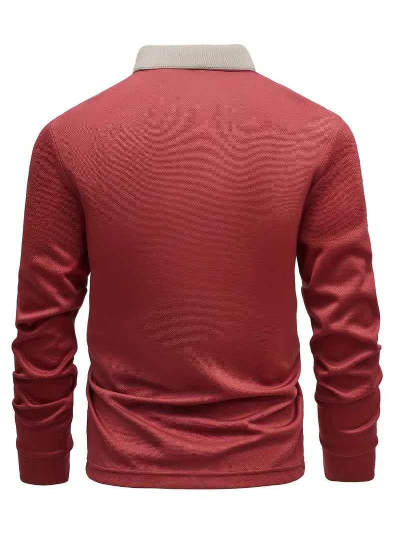 Lightweight Polo Sweater
