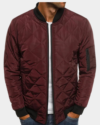Andrew | Quilted Bomber Jacket