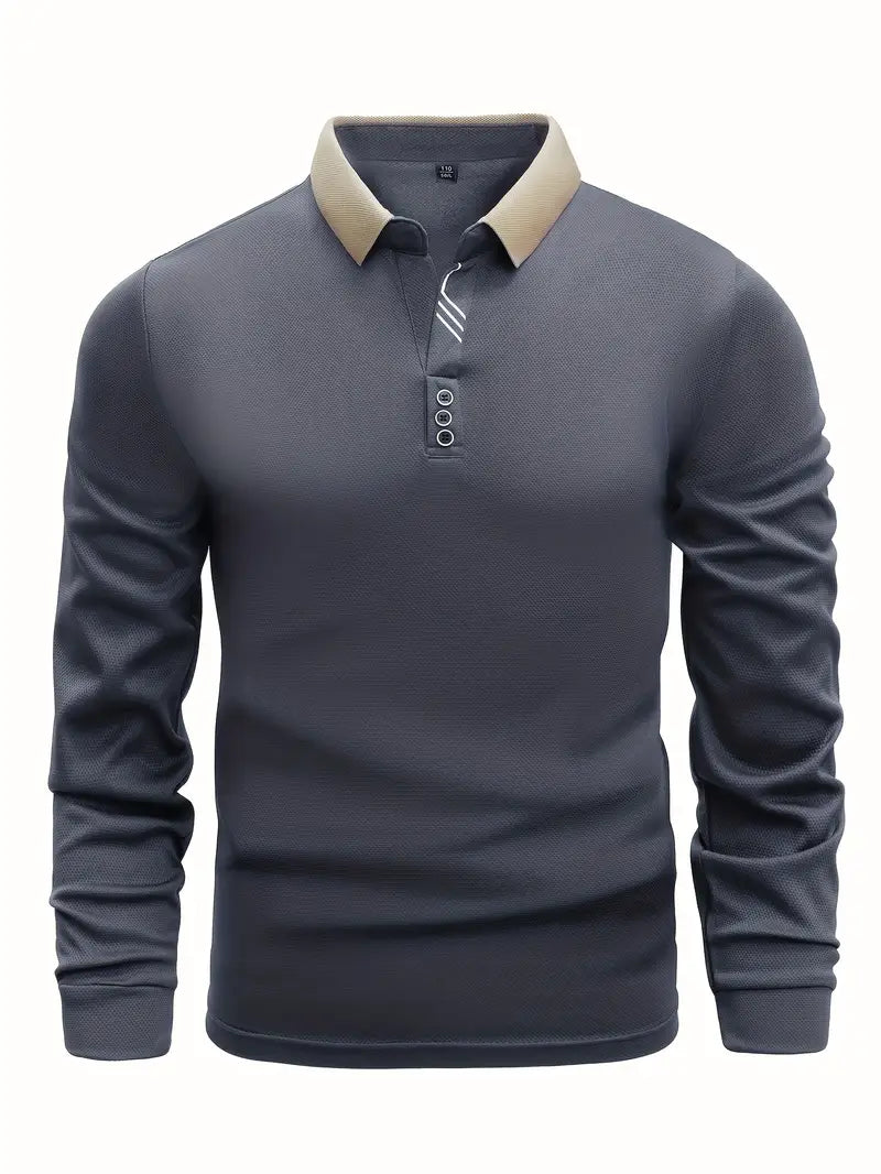 Lightweight Polo Sweater
