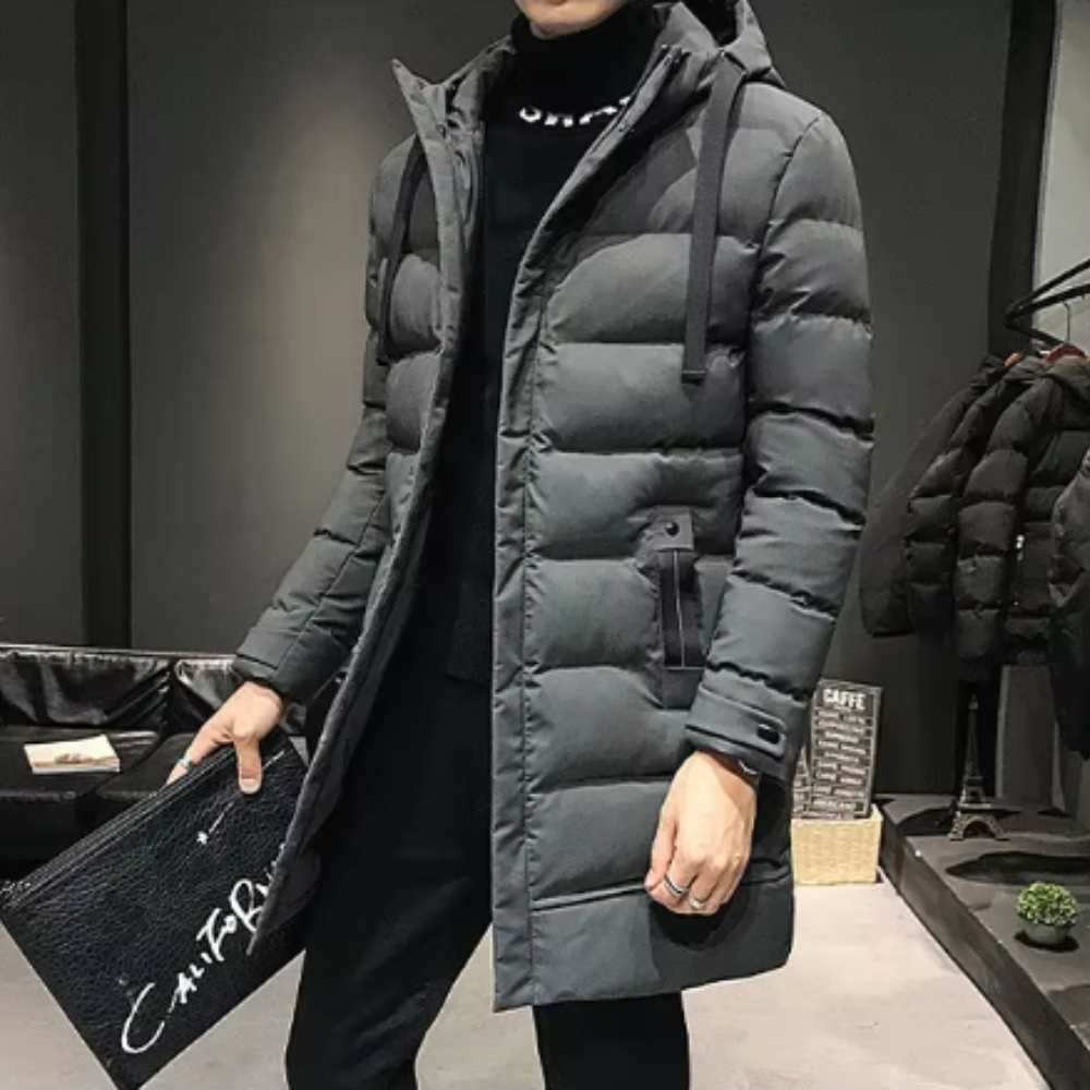 Long Men's Winter Jacket