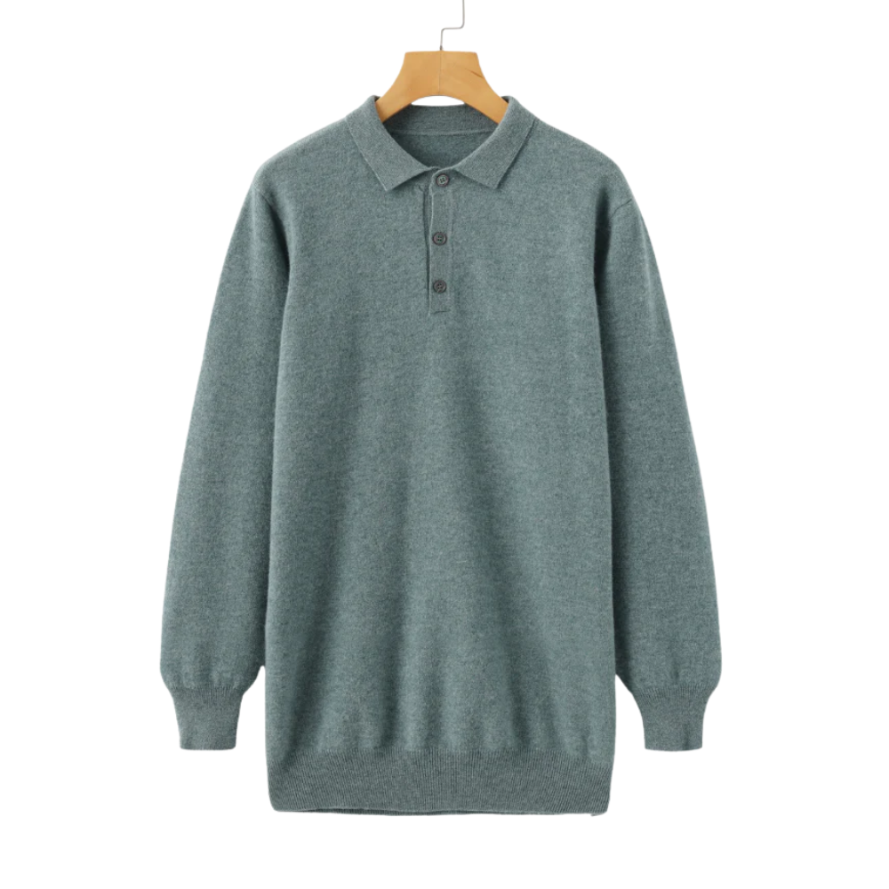 100% Cashmere Polo Shirt