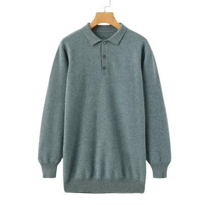 100% Cashmere Polo Shirt