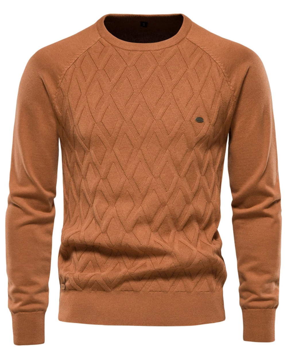 Men's Sweater With Checkered Design V2