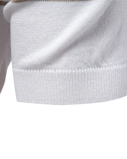 Polo Shirt with Stripes