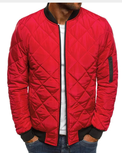 Andrew | Quilted Bomber Jacket