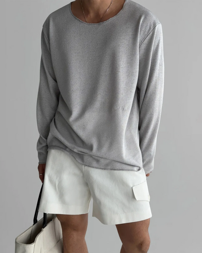 Casual Knit T-Shirt