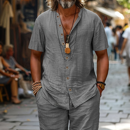 Elegant Short Sleeved Set